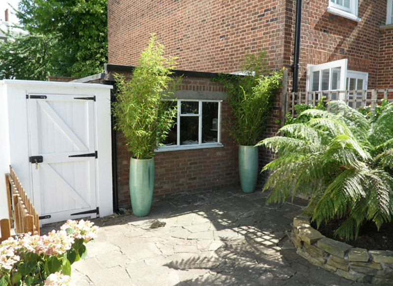 Garage conversion - before (exterior)