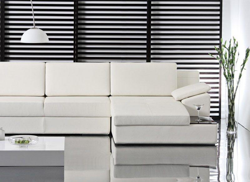 White sofa
