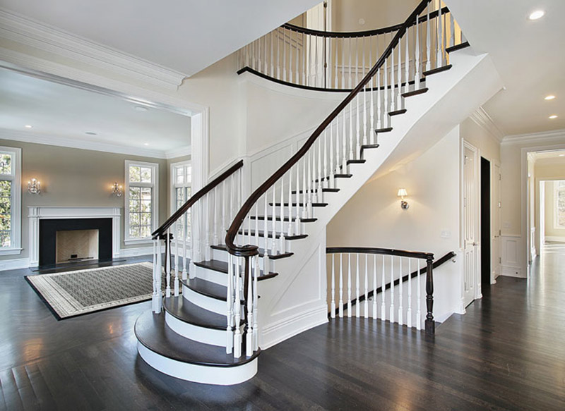 Luxury renovation with feature staircase