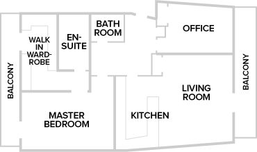Floorplan - West London Penthouse